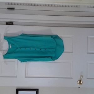 Sleeveless button down blouse